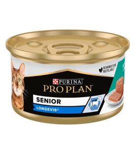 PURINA PROPLAN SENIOR 7-AÑO MOUSSE ATUN 85.GR