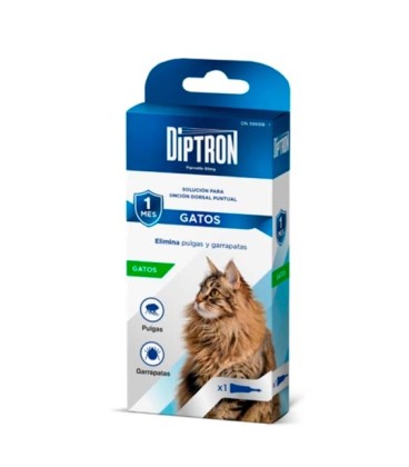 DIPTRON FIPRONILO 50-MG (1MES) PULGAS-GARRAPATAS PIPETAS