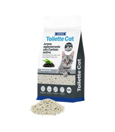 ARENA BENTONITA TOILETTE CAT CARBON ACTIV10L/8,5KG