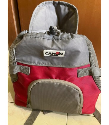 MOCHILA-ROJO-BASE 28X22.CM CAMON /6.KG ROJO