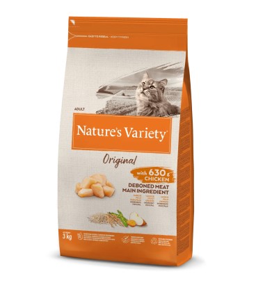 NATURE"S VARIETY  ORIGINAL-ADULT CHICKEN  3.KG