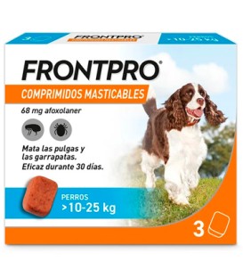 FRONTPRO COMPRIMIDOS-MATICABLE 10-25.KG ,3/UNIDAD -(68.MG)