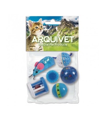 KIT 6 JUGUETES GATOS