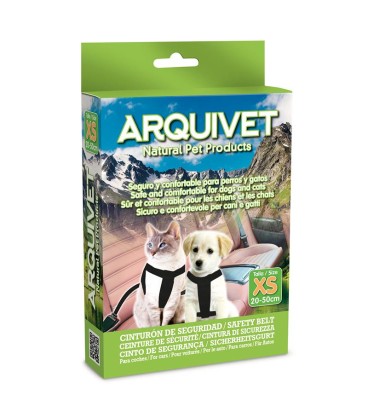 CINTURON DE SEGURIDAD  CONFORTABLE PERROS Y GATO XS(20-50.CM)
