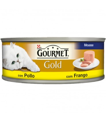 GOURMET GOLD MOUSSE POLLO .85 GR