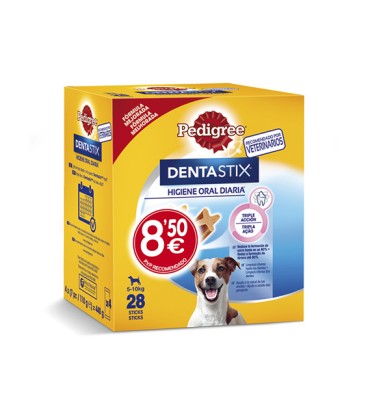 DENTASTIX MULTIPACK RAZAS PEQUEÑAS 5 -10KG .(4 X 7 PC/110.GR-440.GR