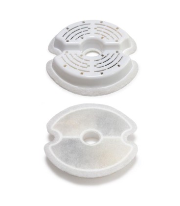 Recambio filtro fuente de agua para gatos y perros - 4 unidades