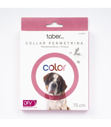 TABERDOG COLLAR PERMETRINA 75 CM (ROSA)