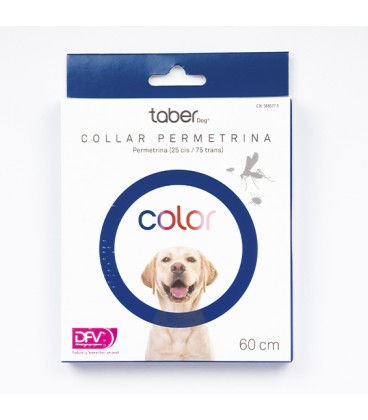 TABERDOG COLLAR PERMETRINA 60 CM (AZUL