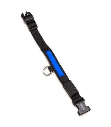 Collar Luminoso LED Azul - talla S 28-40cm/2,5cm