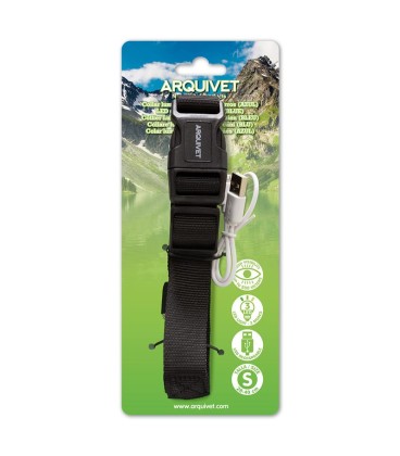 Collar Luminoso LED Azul - talla S 28-40cm/2,5cm