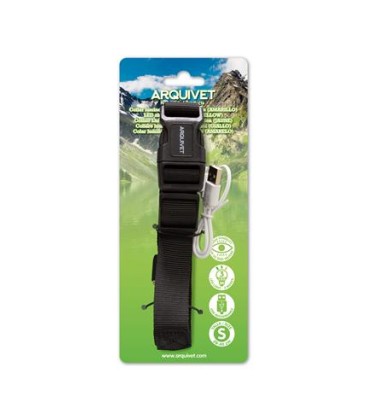 Collar Luminoso LED Amarillo - talla S 28-40cm/2,5cm