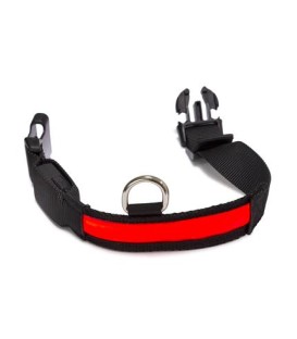 Collar Luminoso LED Rojo - talla M 38-50cm/2,5cm