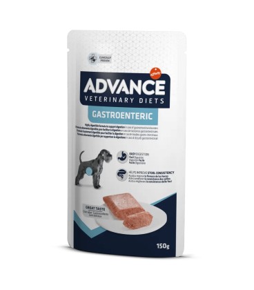ADVANCE  VETERINARY DIETS CANINE GASTROENTERIC (150.GR X 8 SOBRES)