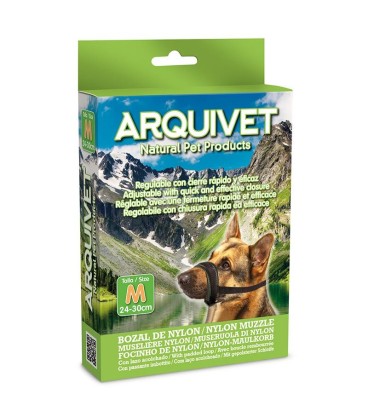 Bozal nylon con lazo acolchado - M
