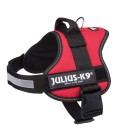 Arnés Julius-K9 Power Rojo(Talla 0 (M–L)	Rojo	58–76 cm/40 mm)