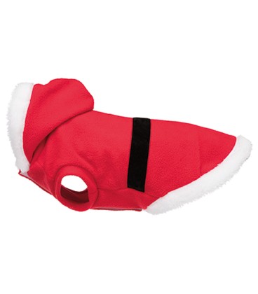 Capa Papá Noel de Navidad (Talla.-M :45 cm:62 cm,Rojo)