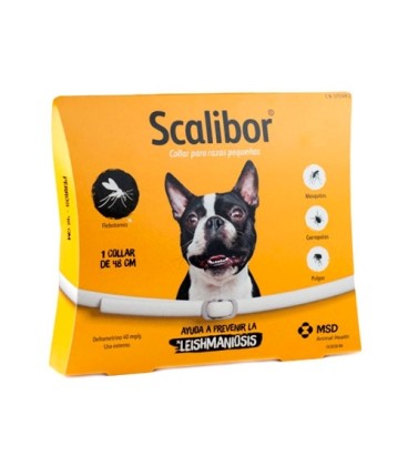 SCALIBOR COLLAR  RAZA PEQUEÑA-ANTIPARASITARIO 48.CM