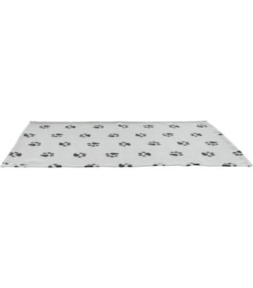 MANTA BARNEY ,150 x 100.cm GRIS CLARO-/NEGRO