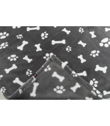 MANTA KENNY ,FELPA 150 x100.cm.GRIS