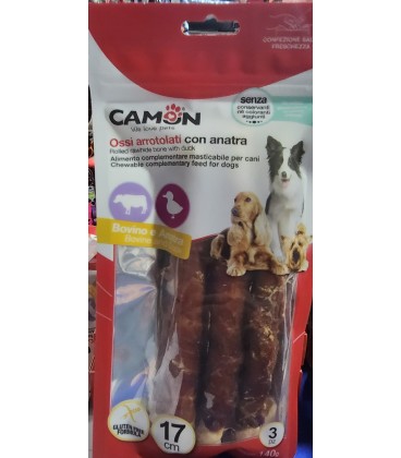 SNACK ROLLO DE PATO (3/UNIDAD 17.CM -140.GR)