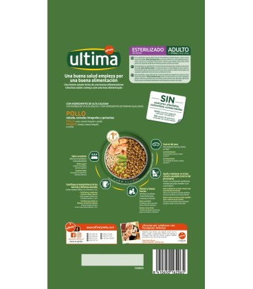 Ultima Esterilizado Adulto con Pollo (1-10 Años 1.5.kg )