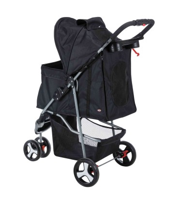 CARRICOCHE PERRO-GATO,47 X 100 X 80 CM-NEGRO (CAPACIAD 15.KG)