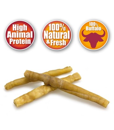 Barritas de colágeno de Búfalo - 12 cm - 100 g - 5 unidades