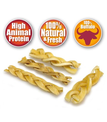 Trenzado de Piel de Búfalo - 100 g - 12cm