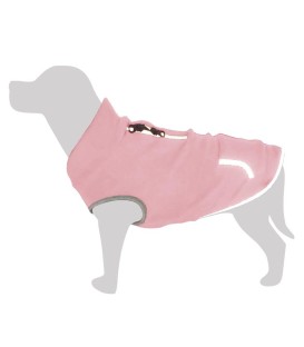 Forro Polar Elástico para perros Rosa "Ararat" L - 35 cm - Protege del frío