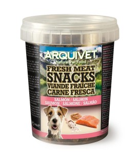 Fresh Meat Snacks - Snacks Carne fresca - Salmón - 300g - para perros adultos