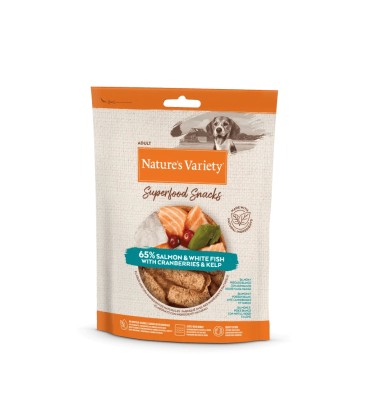 SUPERFOOD SNACKS SALMÓN& PESCADO BLANCO (85.gr)