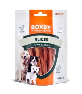BOXBY SLICES PUPPY & ADULT 100.GR