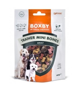 BOXBY TRAINER MINI BONES PUPPY-ADULT 100-GR