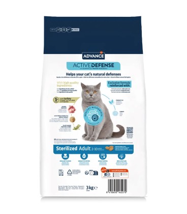 ADVANCE CAT STERELIZED 3.KG